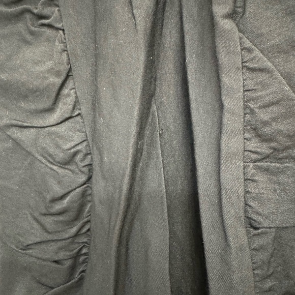 Lipsy Black Pencil skirt. Size large. Gathered front design. Very stretchy. - Picture 6 of 6